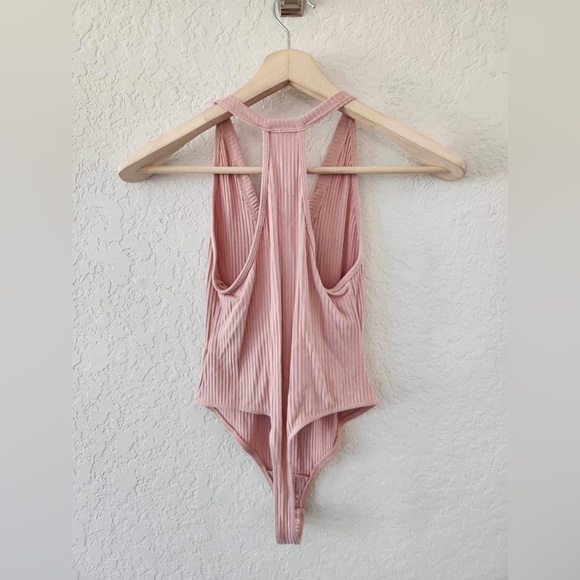 Free People pink Speed Dial Bodysuit Size XS new - Picture 8 of 14
